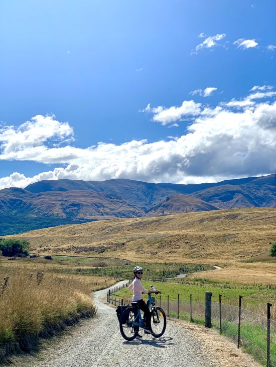 One of the many picturesque view of Queenstown that was taken of me while on the bike.